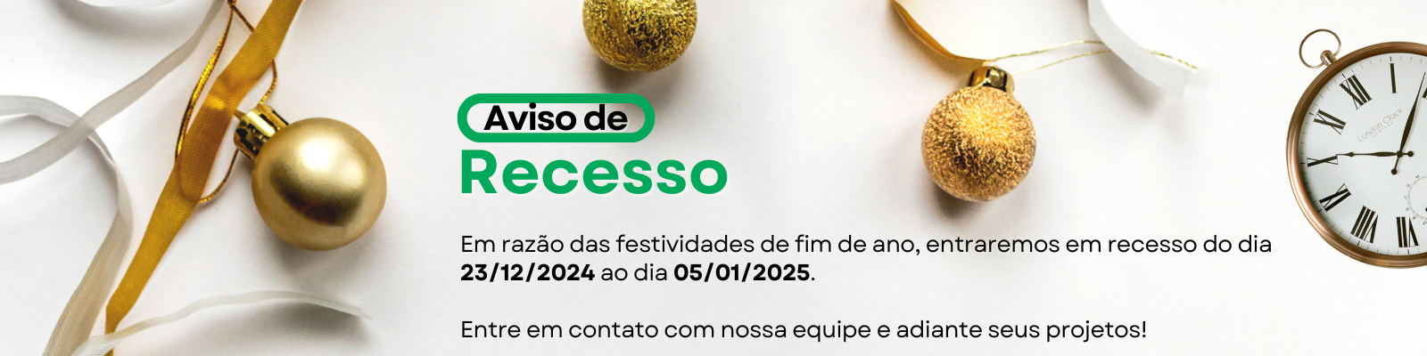 Comunicado Recesso Site